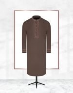 Exquisite Embroidery Work Panjabi. RR-435 - Image 7