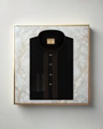 Exquisite Embroidery Work Panjabi. RR-438 - Image 3