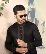 Exquisite Embroidery Work Panjabi. RR-438 - Image 4