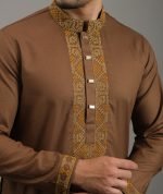 Exquisite Embroidery Work Panjabi. RR-439 - Image 2