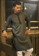 Karchupi-Embellished Panjabi. RR-472 - Image 3