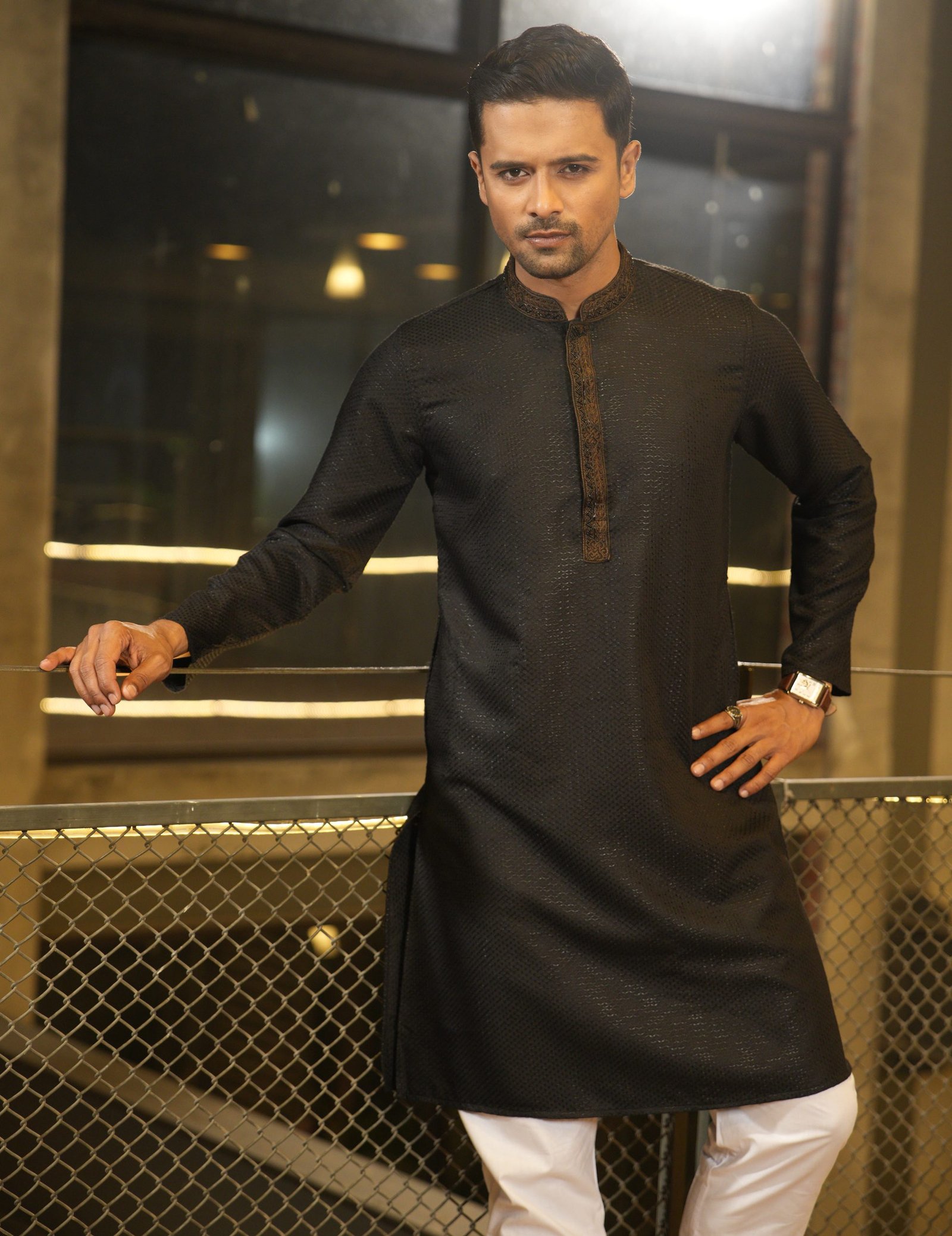 RR-473 (1) Karchupi-Embellished Panjabi. RR-473 - Image 1