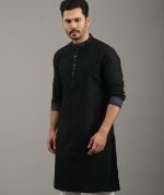 Simple Design Cotton Panjabi. RR-485 - Image 3