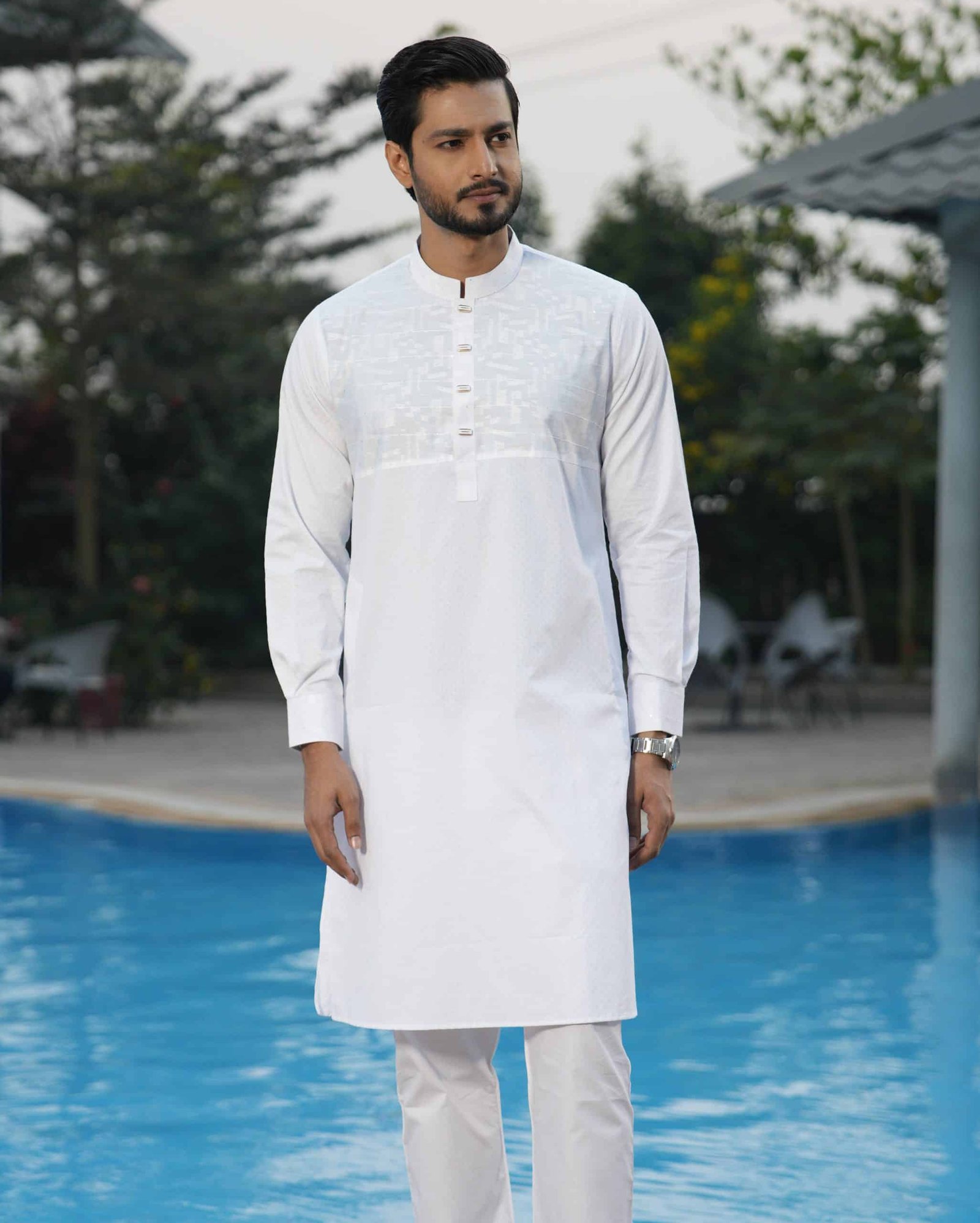 _SAP6111 Exclusive Printed Contrast Panjabi. RR-507 (Men) - Image 1