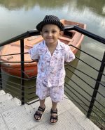 Boys Cuban Shirt & Pant Set. DKS-01