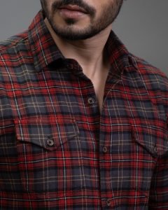 Classic Check Flannel Shirt: DS-263 - Image 2