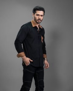 Textured Corduroy Shirt: DS-261 - Image 3