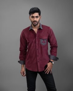 Textured Corduroy Shirt: DS-258