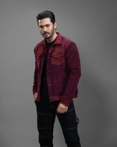 Corduroy & Suede Contrast Jacket : BJ-193 - Image 3
