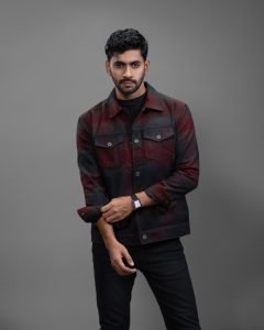 Classic Check Flannel Shaket : BJ-199 - Image 3