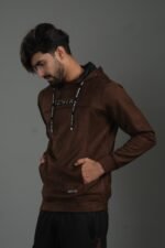 Suede Leather Hoodie – Premium Collection: DH-40 - Image 2