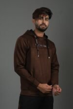 Suede Leather Hoodie – Premium Collection: DH-40 - Image 4