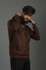 Suede Leather Hoodie – Premium Collection: DH-40