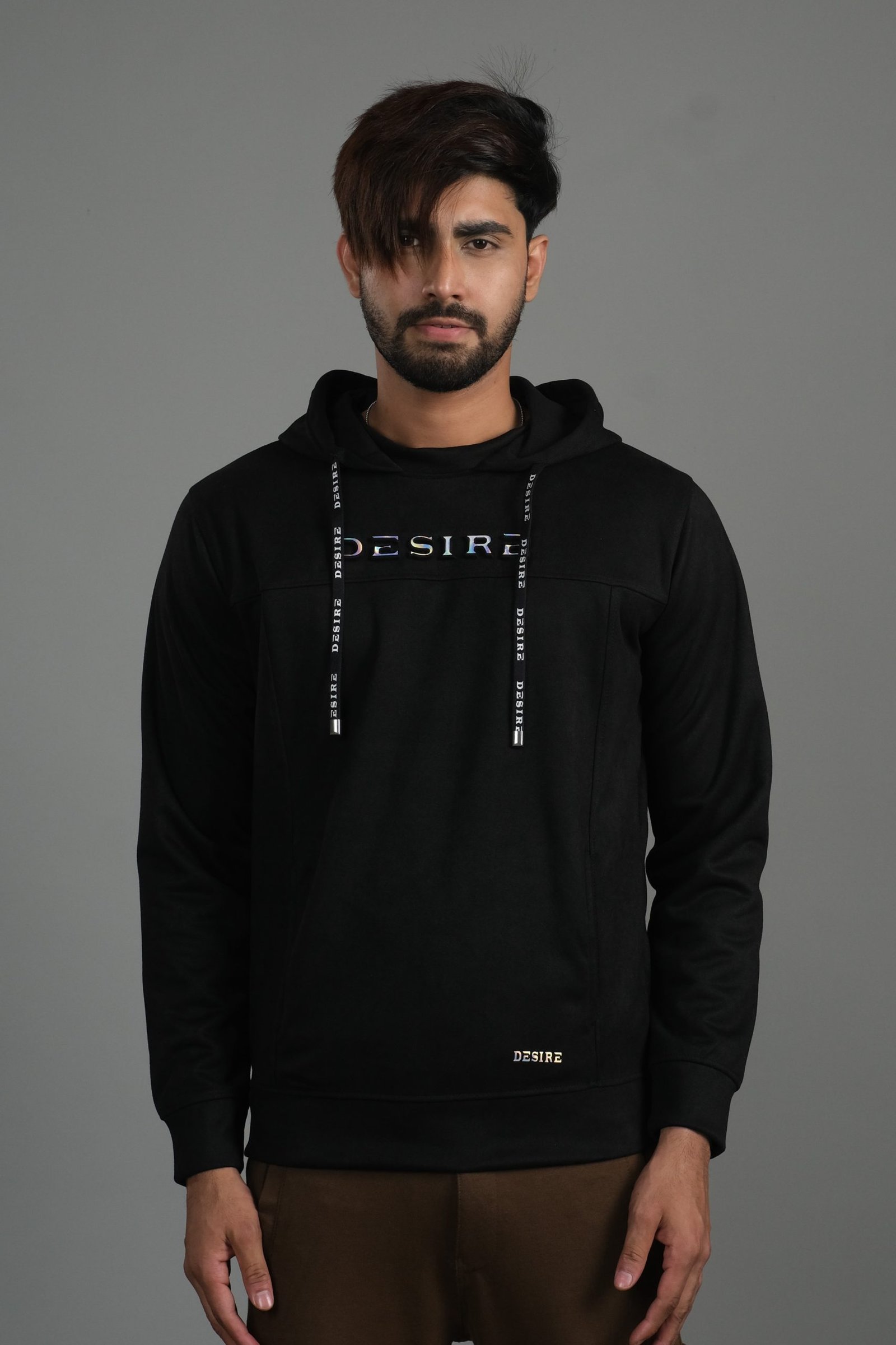 DSCF6785 Suede Leather Hoodie – Premium Collection: DH-39 - Image 1