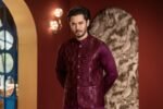 Men’s Ethnic Koti Waistcoat : (Maroon) K-2.
